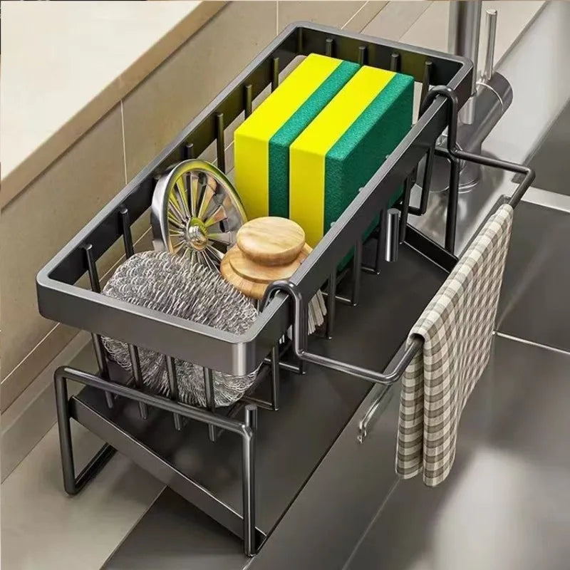 Kitchen sponge drainer — sink holder with drainage