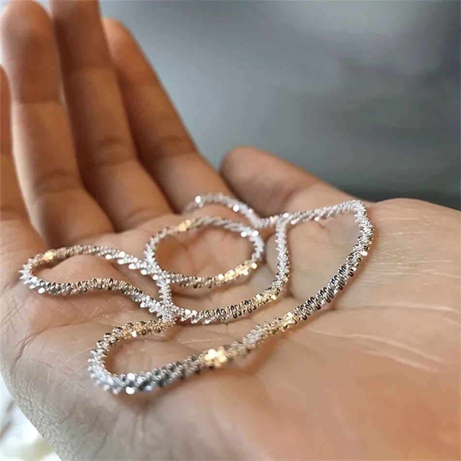 Fashion jewelry necklace — elegant, thin chain for women