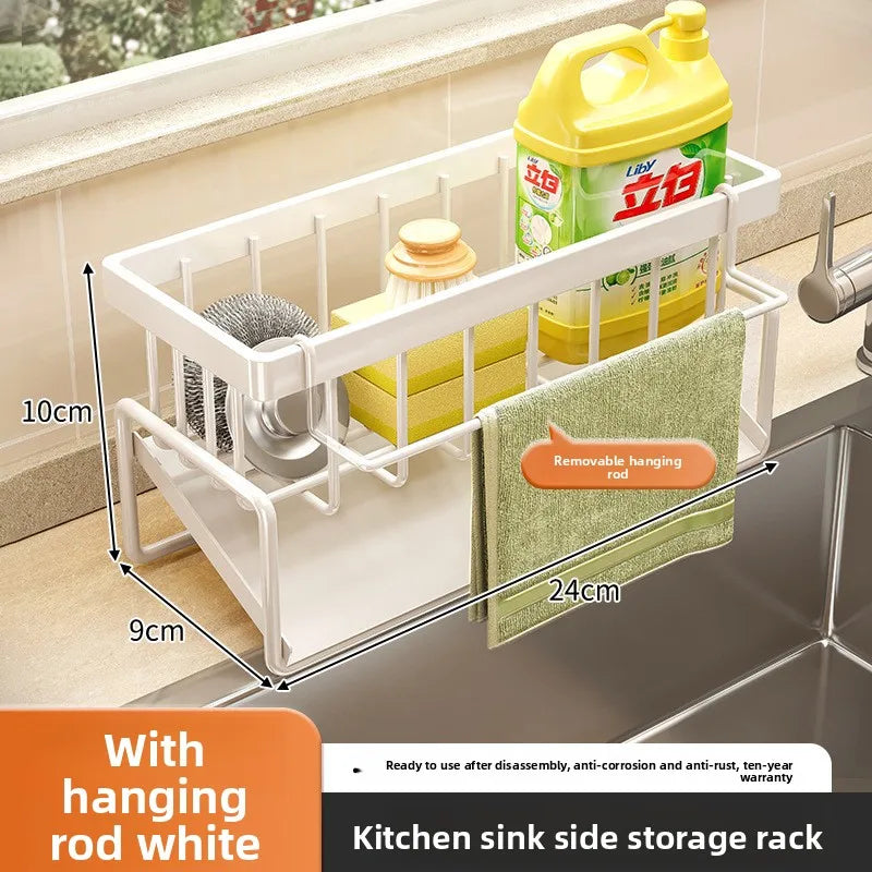 Kitchen sponge drainer — sink holder with drainage