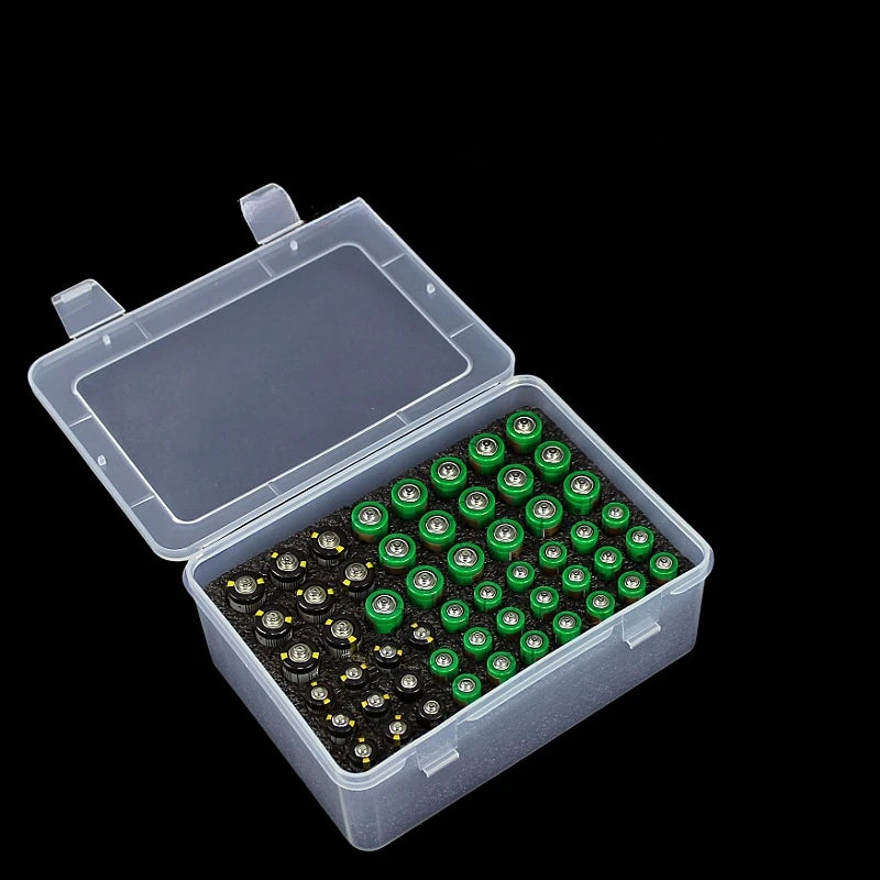 AA- und AAA-Batterie-Organizer – Box für 54 Batterien