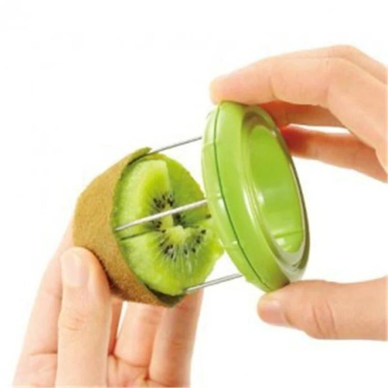 Cortador de kiwi desmontable — pela y corta en segundos