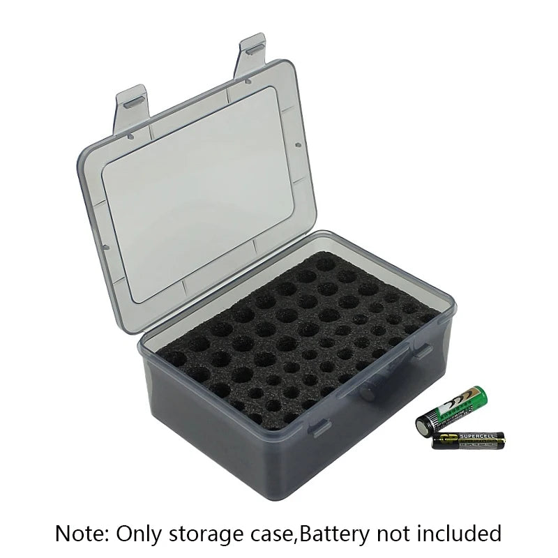 AA- und AAA-Batterie-Organizer – Box für 54 Batterien