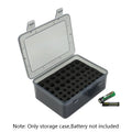 AA- und AAA-Batterie-Organizer – Box für 54 Batterien