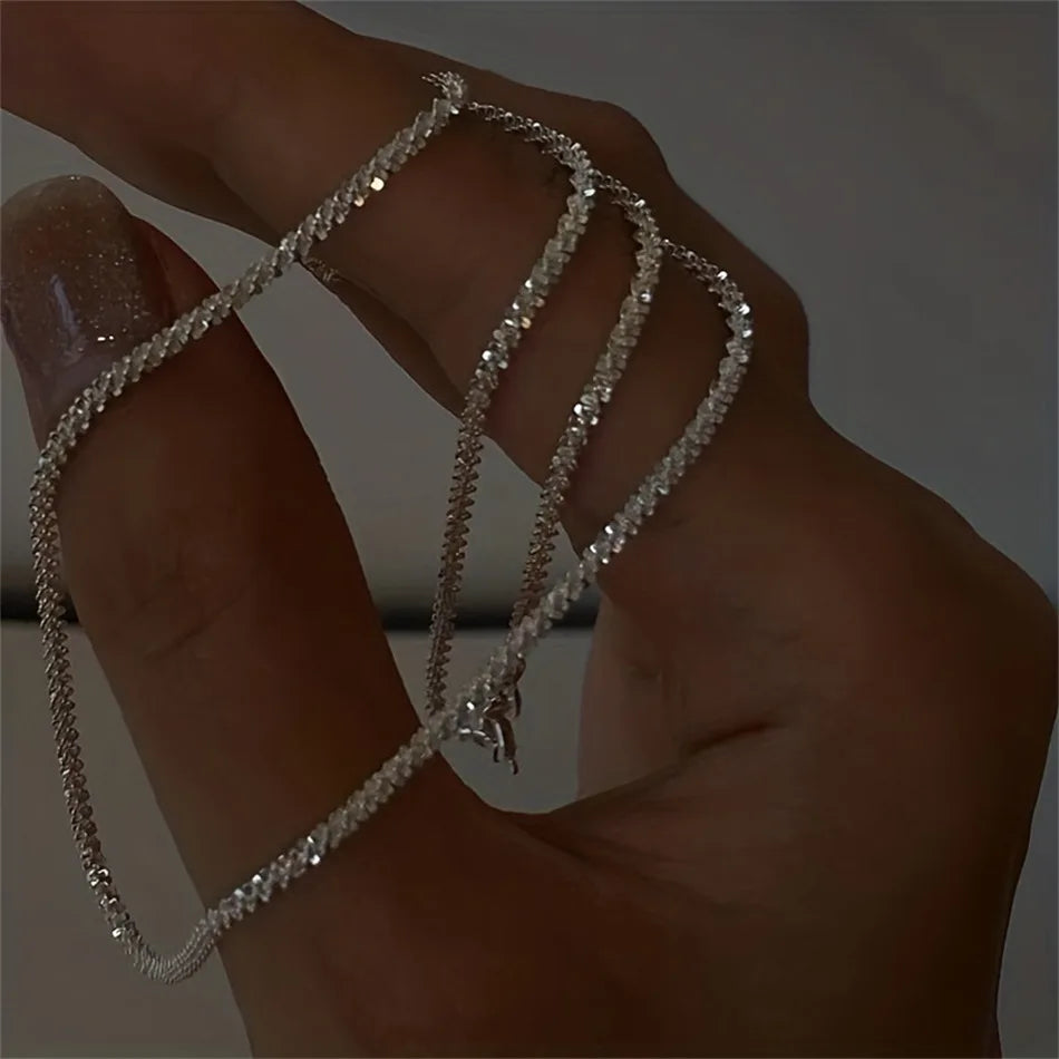 Fashion jewelry necklace — elegant, thin chain for women