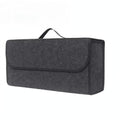 Organizador de maletero de fieltro — caja plegable grande para el coche