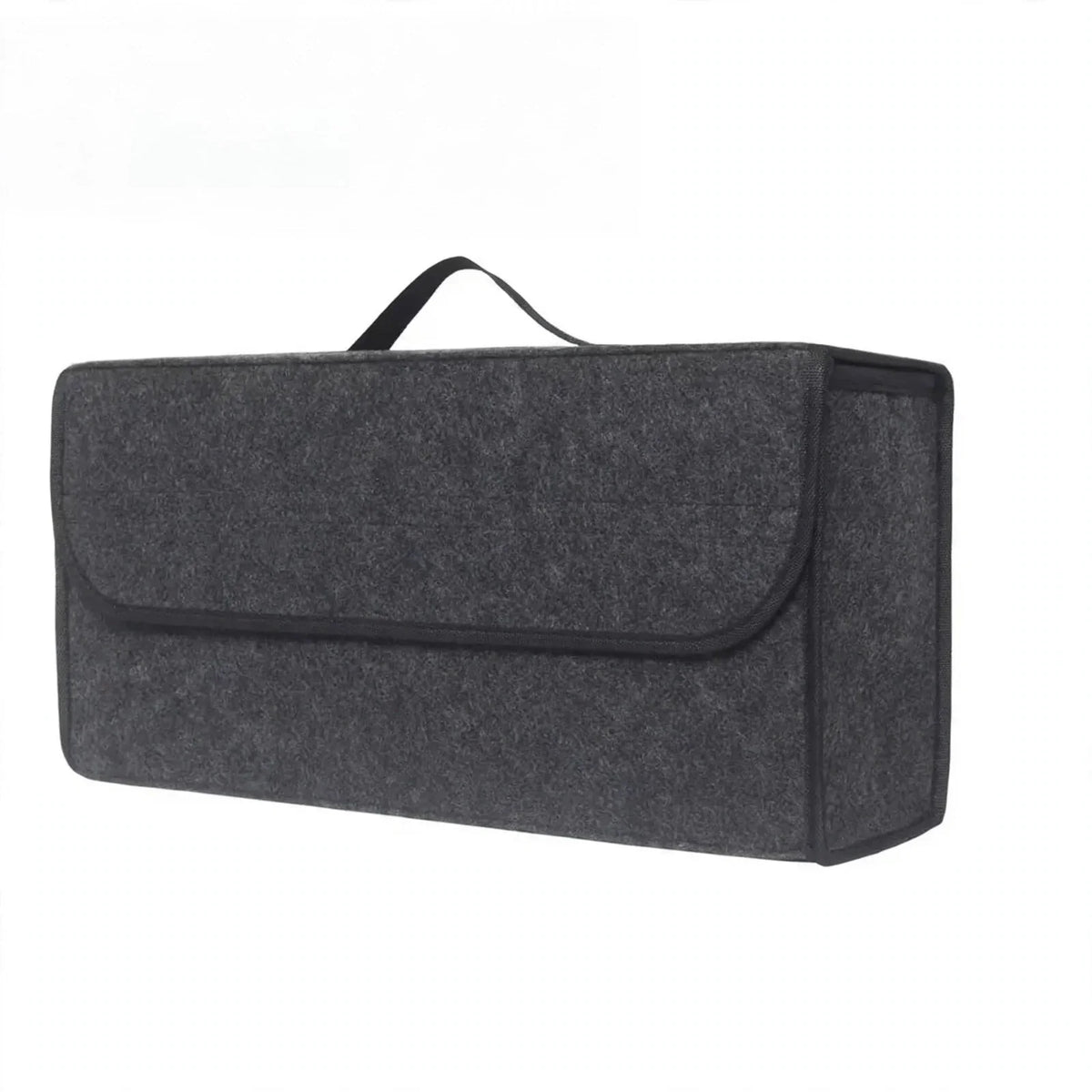Organizador de maletero de fieltro — caja plegable grande para el coche