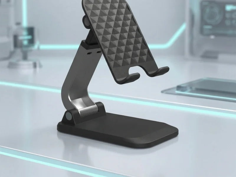 Soporte ajustable para móvil y tablet — base de escritorio universal